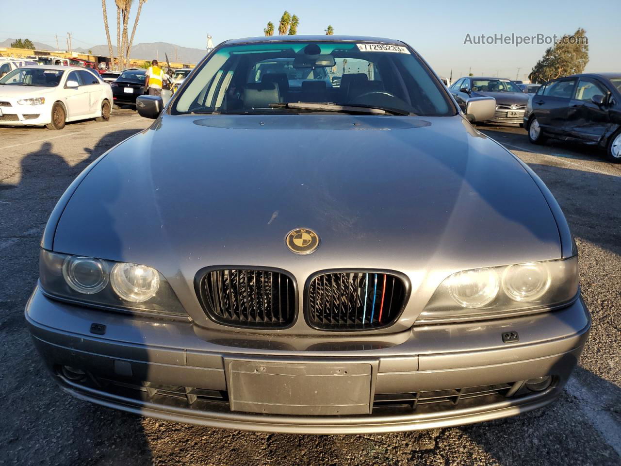 2003 Bmw 530 I Automatic Gray vin: WBADT63413CK31984