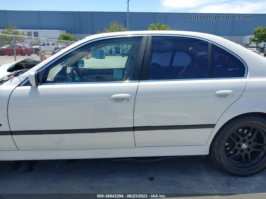 2003 Bmw 5 Series 530ia White vin: WBADT63413CK33492