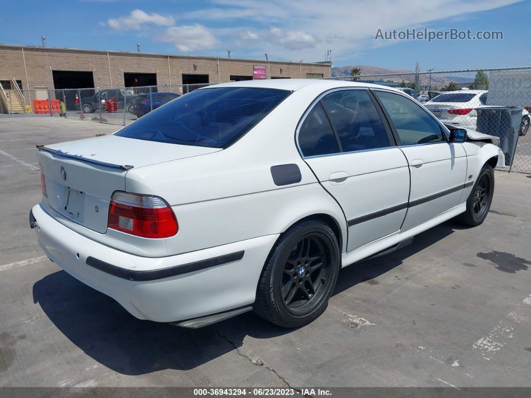 2003 Bmw 5 Series 530ia White vin: WBADT63413CK33492