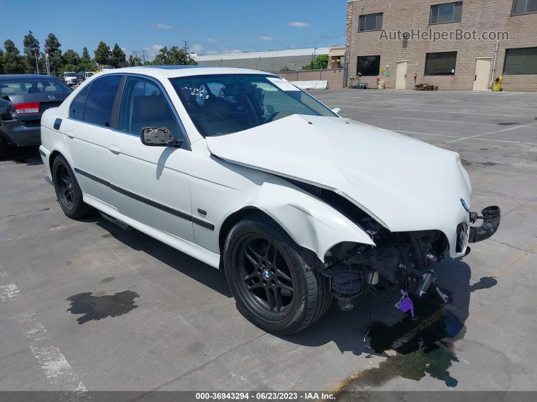 2003 Bmw 5 Series 530ia White vin: WBADT63413CK33492