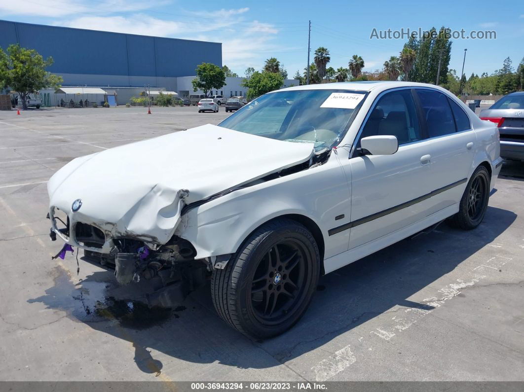 2003 Bmw 5 Series 530ia White vin: WBADT63413CK33492