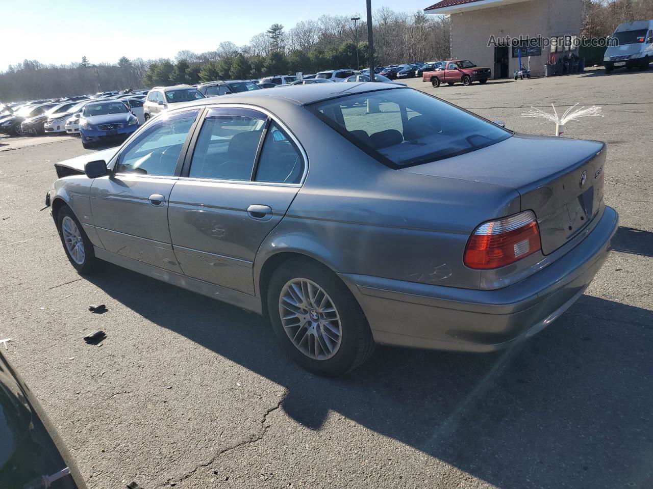 2003 Bmw 530 I Automatic Silver vin: WBADT63413CK33685