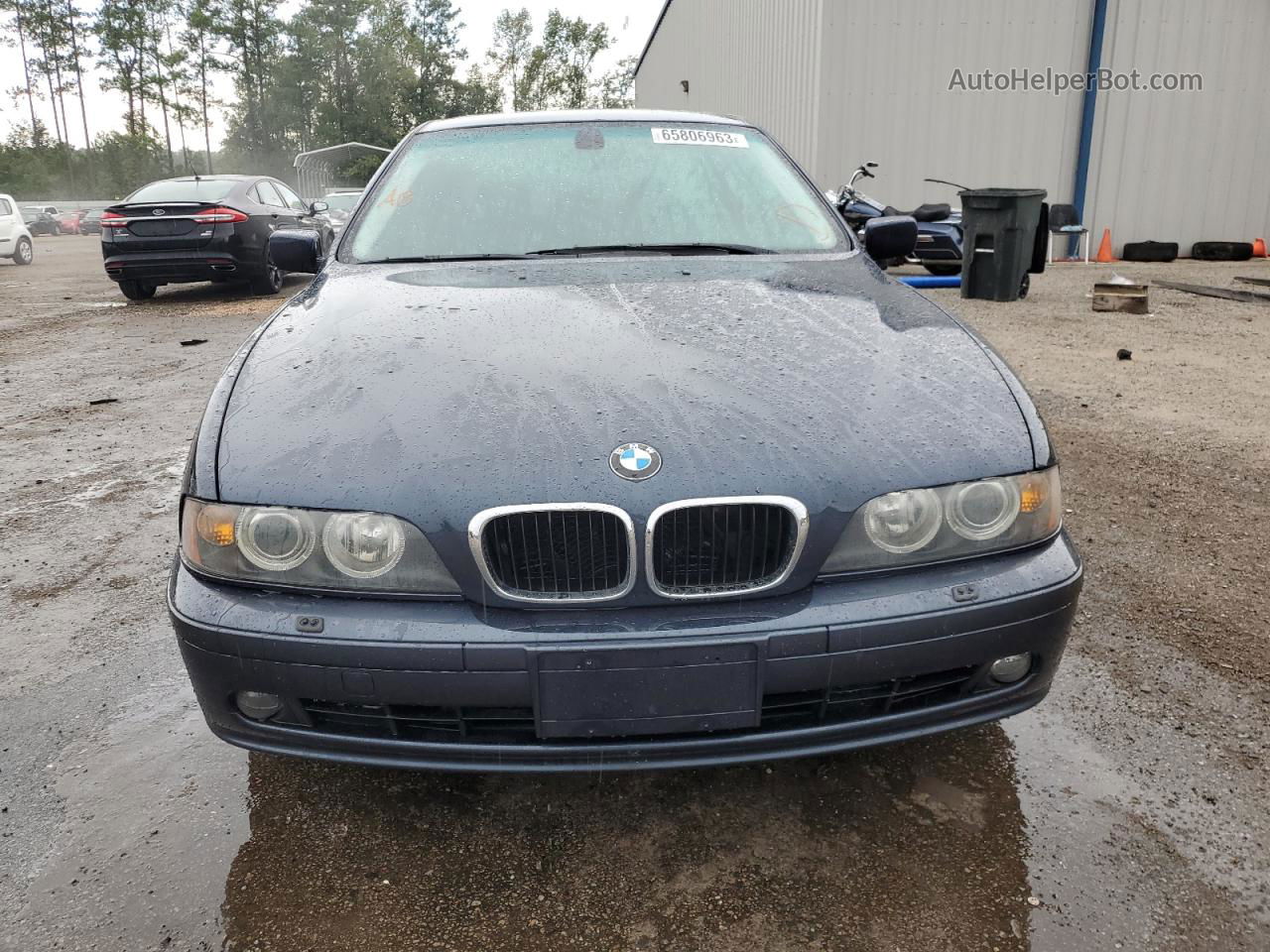 2003 Bmw 530 I Automatic Blue vin: WBADT63413CK36103