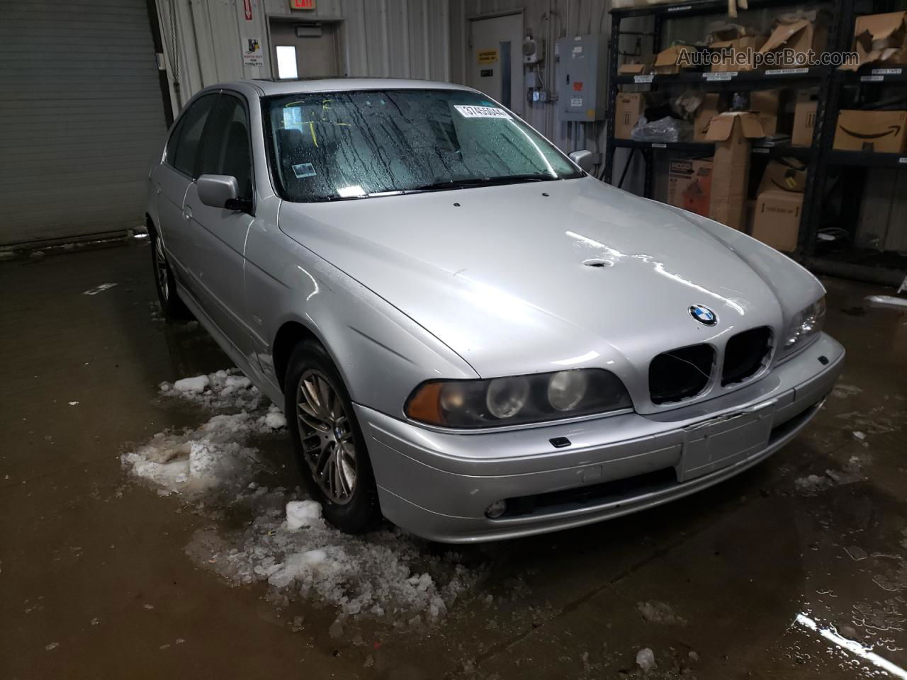 2003 Bmw 530 I Automatic Серебряный vin: WBADT63413CK41415