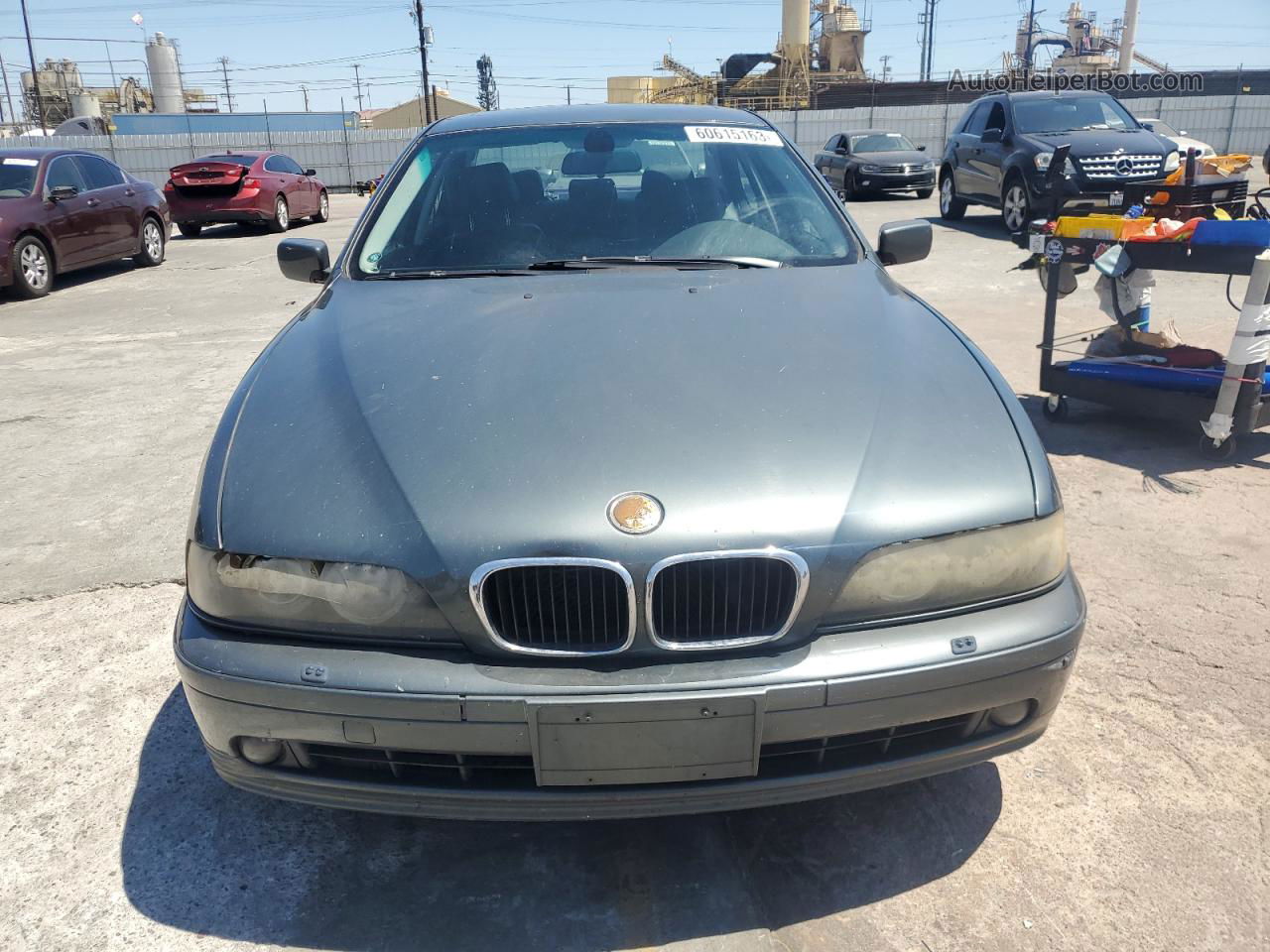 2003 Bmw 530 I Automatic Gray vin: WBADT63413CK42919