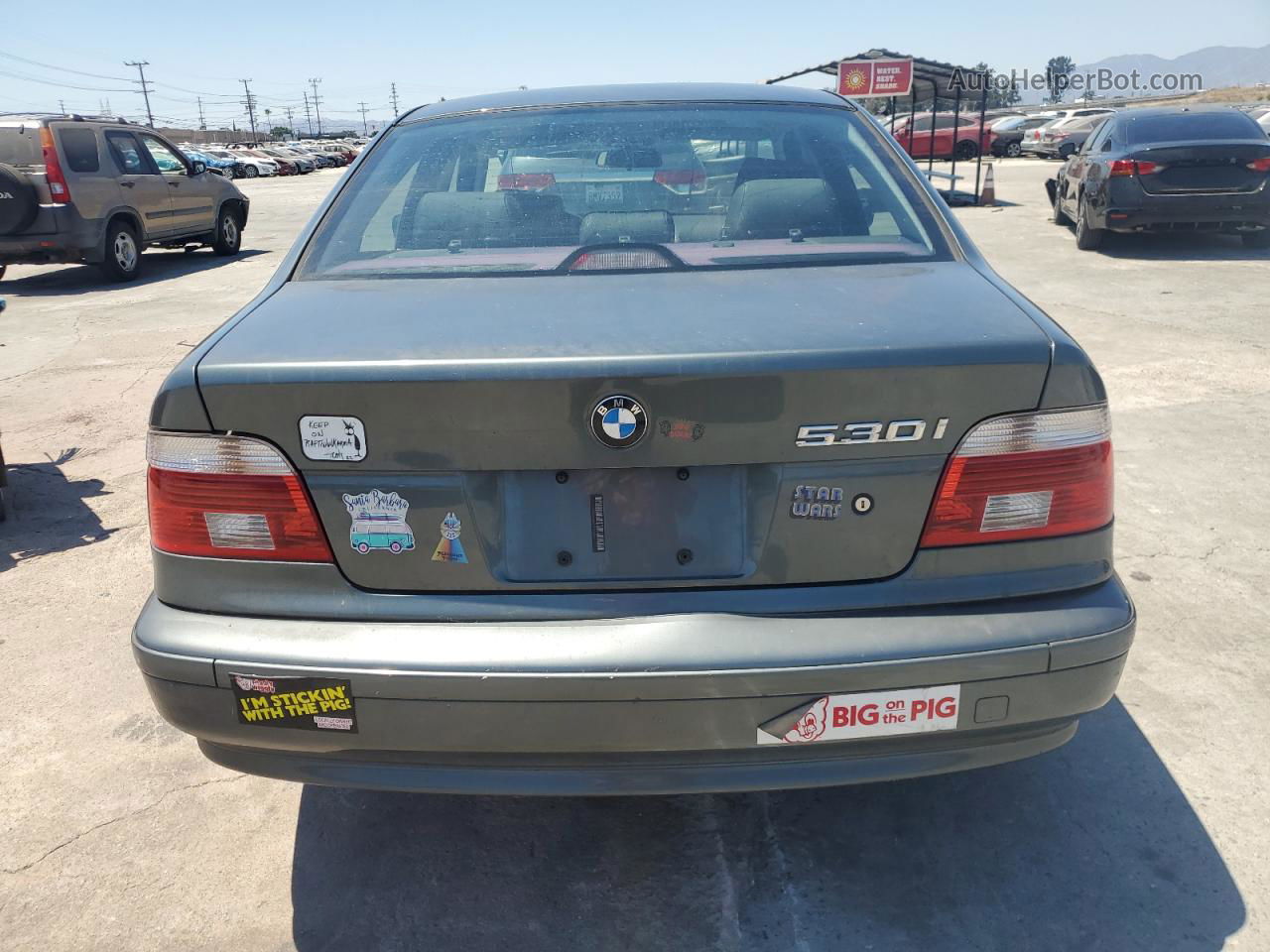 2003 Bmw 530 I Automatic Gray vin: WBADT63413CK42919