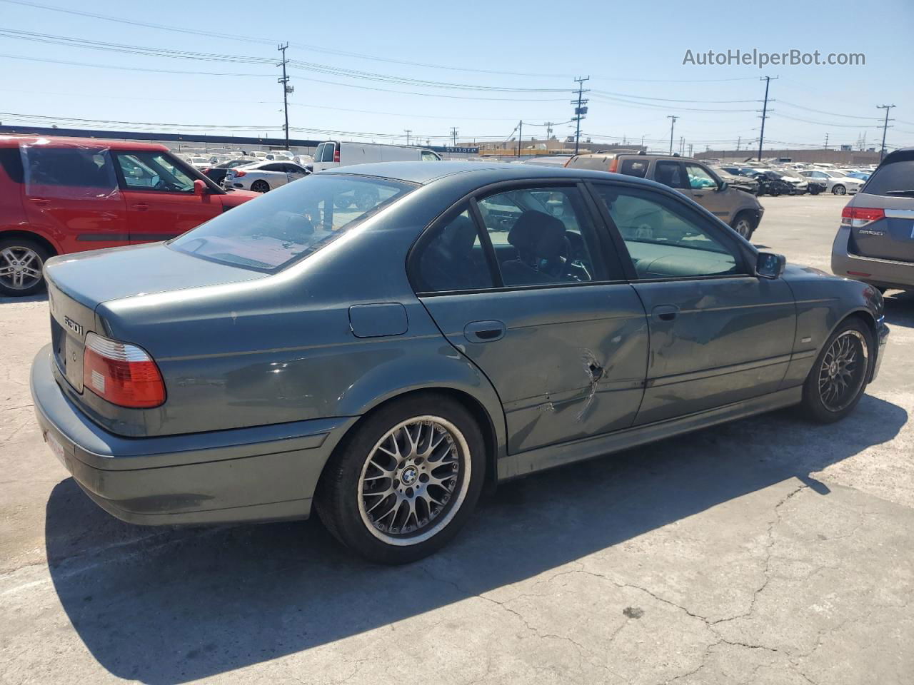 2003 Bmw 530 I Automatic Gray vin: WBADT63413CK42919