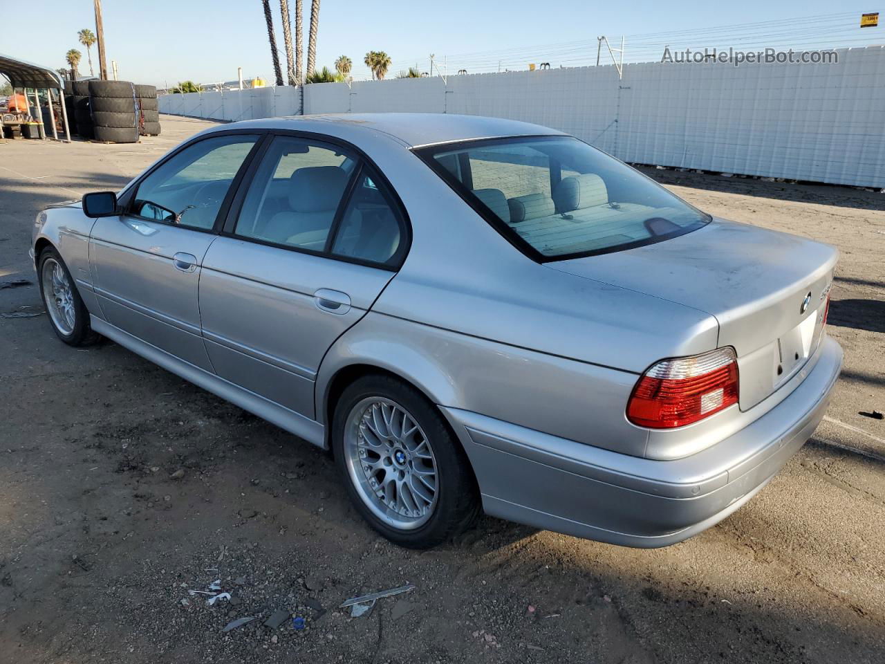 2003 Bmw 530 I Automatic Silver vin: WBADT63423CK44338