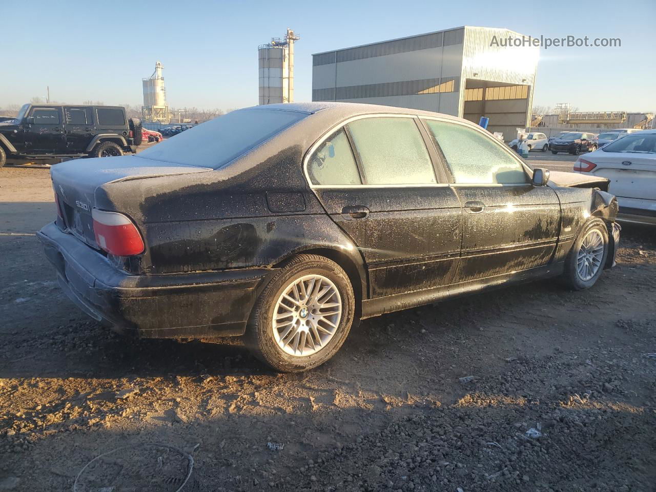 2003 Bmw 530 I Automatic Черный vin: WBADT63423CK45375