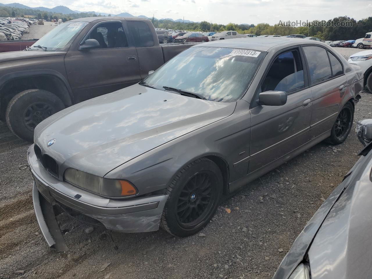 2003 Bmw 530 I Automatic Gray vin: WBADT63433CK41139