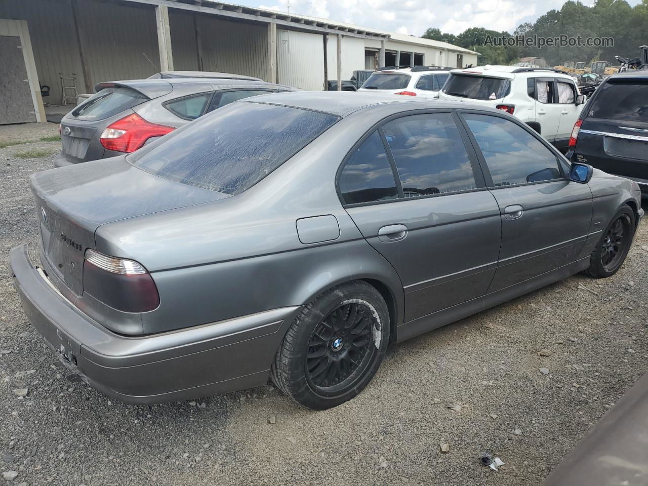 2003 Bmw 530 I Automatic Gray vin: WBADT63433CK41139