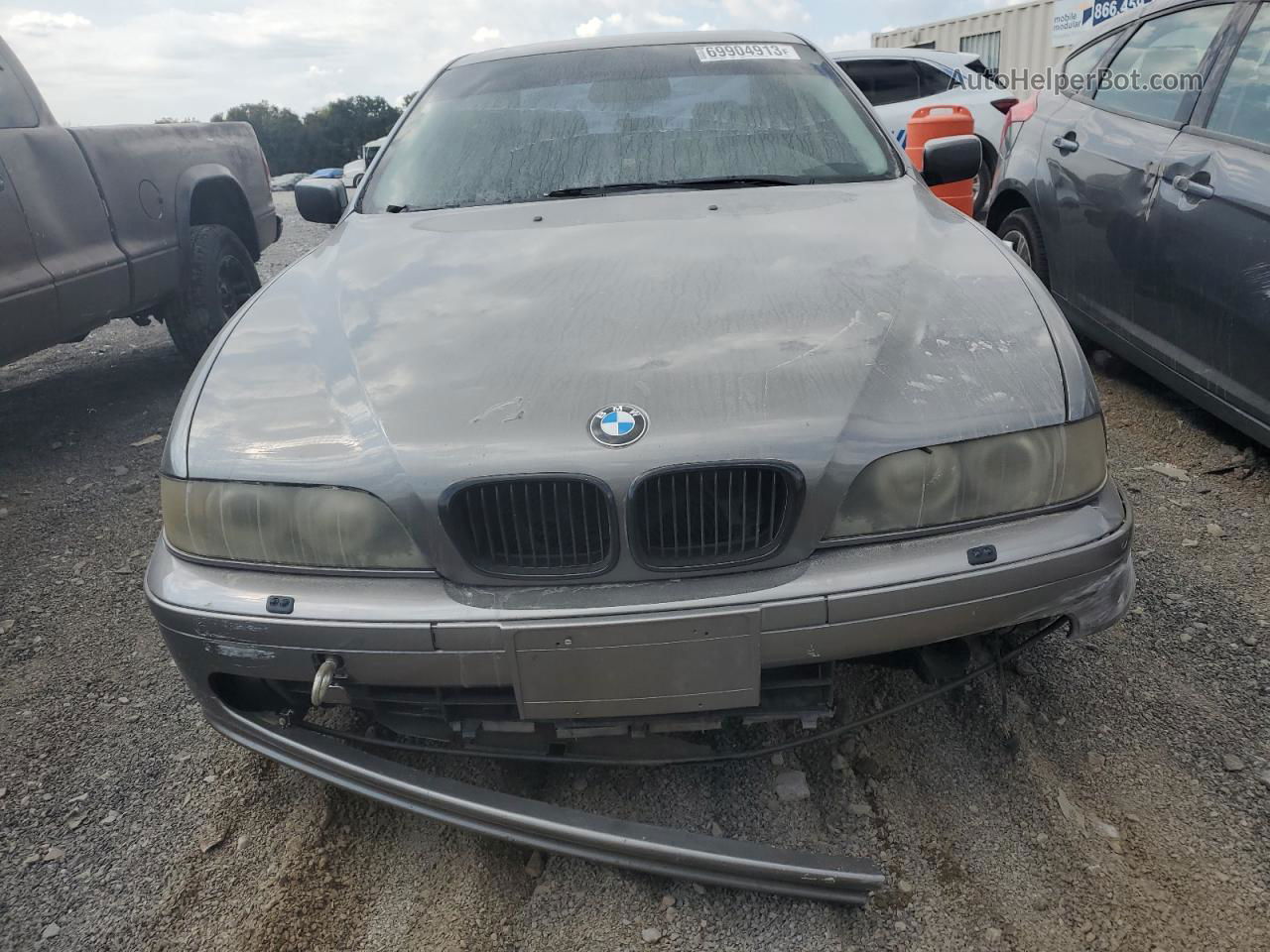 2003 Bmw 530 I Automatic Gray vin: WBADT63433CK41139