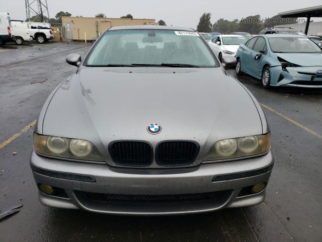 2003 Bmw 530 I Automatic Gray vin: WBADT63443CK42249