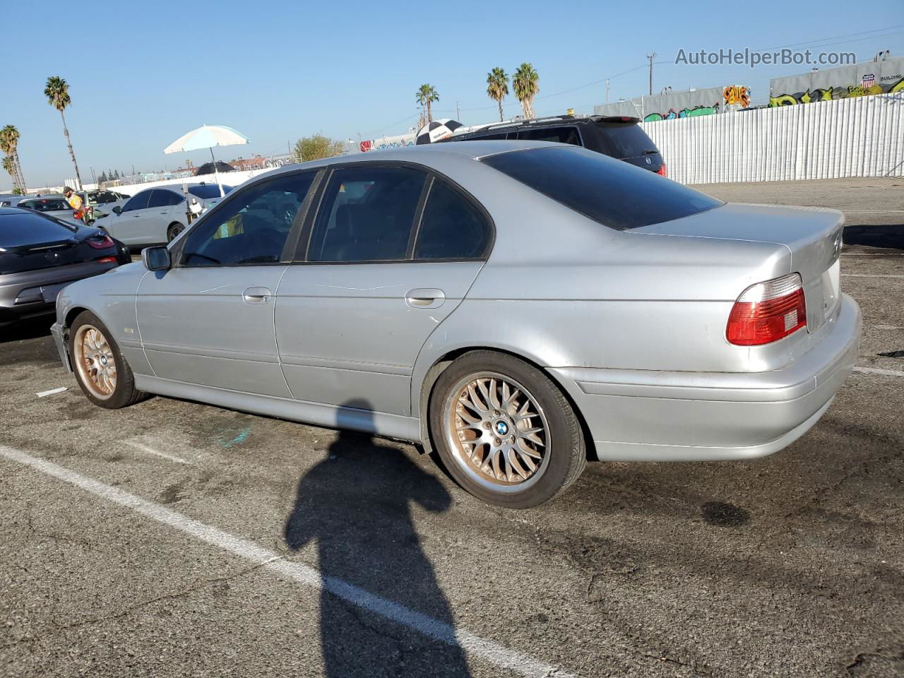 2003 Bmw 530 I Automatic Silver vin: WBADT63453CK33981