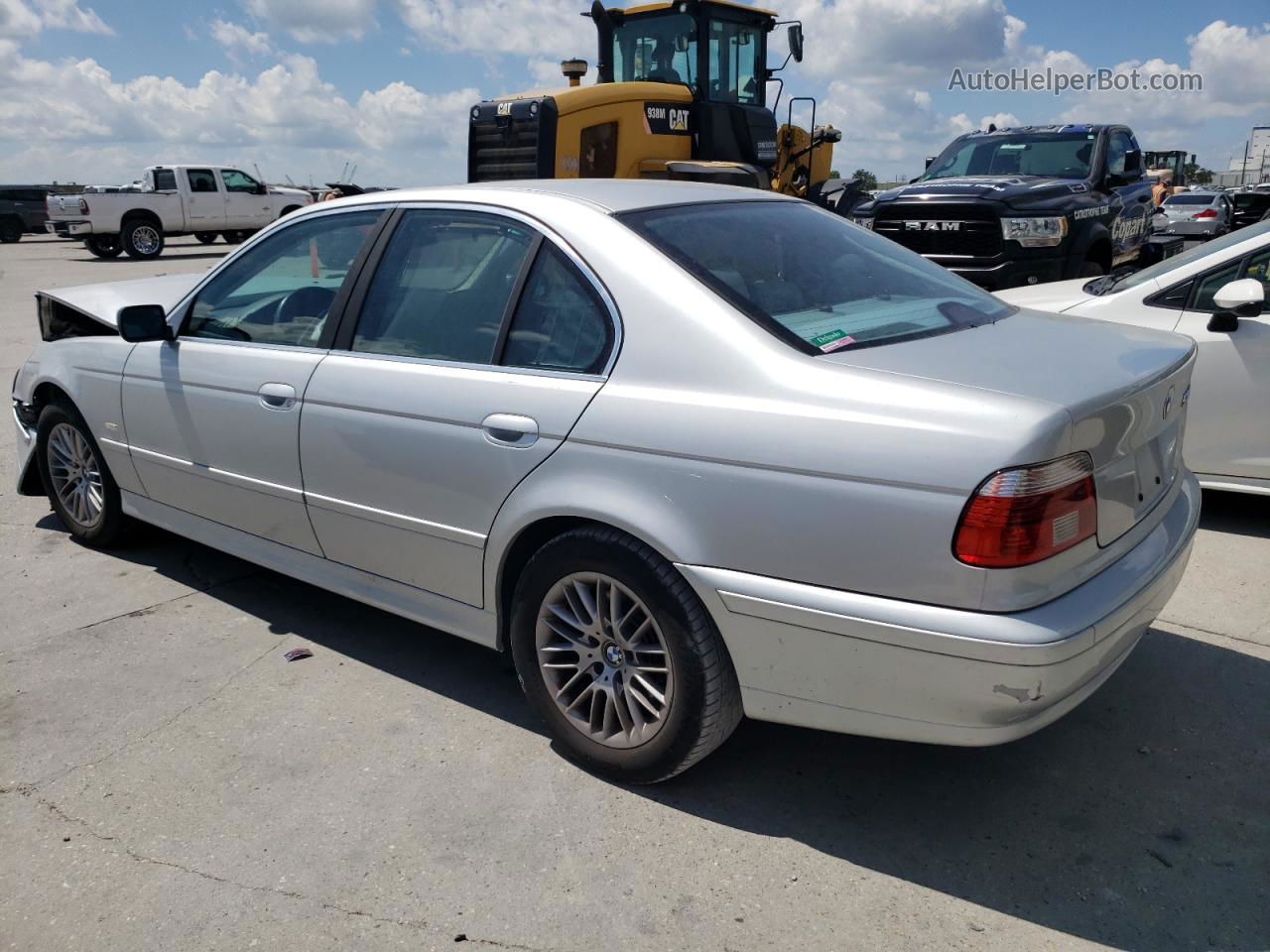 2003 Bmw 530 I Automatic Silver vin: WBADT63453CK34757