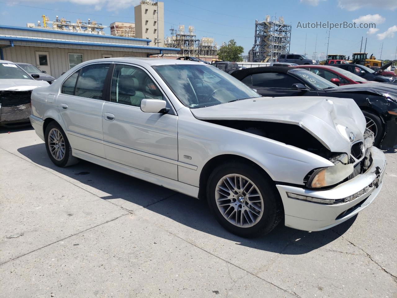 2003 Bmw 530 I Automatic Серебряный vin: WBADT63453CK34757