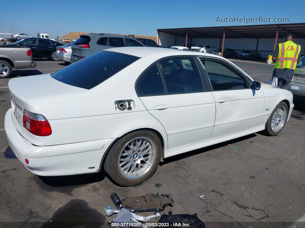 2003 Bmw 5 Series 530ia White vin: WBADT63453CK42891