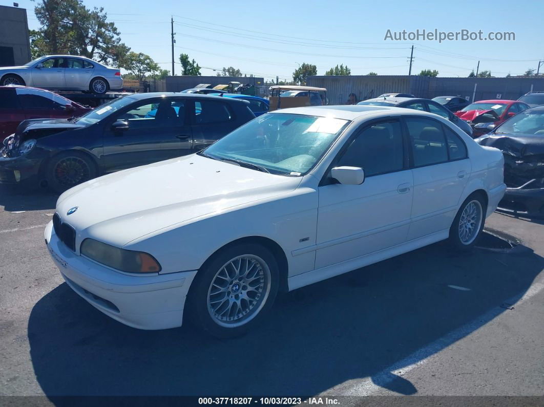 2003 Bmw 5 Series 530ia White vin: WBADT63453CK42891