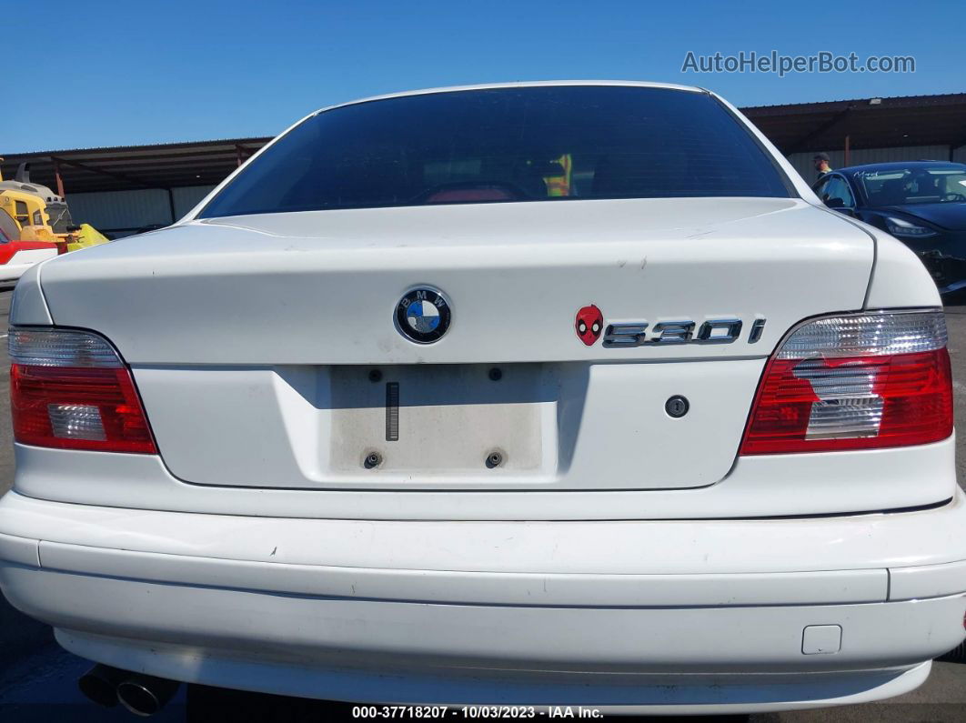 2003 Bmw 5 Series 530ia White vin: WBADT63453CK42891