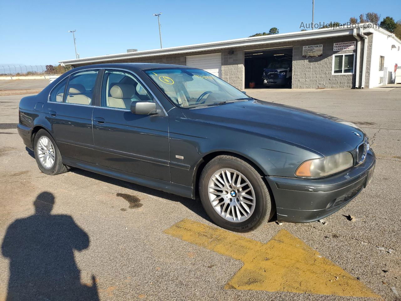 2003 Bmw 530 I Automatic Gray vin: WBADT63453CK45371