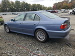 2003 Bmw 530 I Automatic Blue vin: WBADT63463CK33715