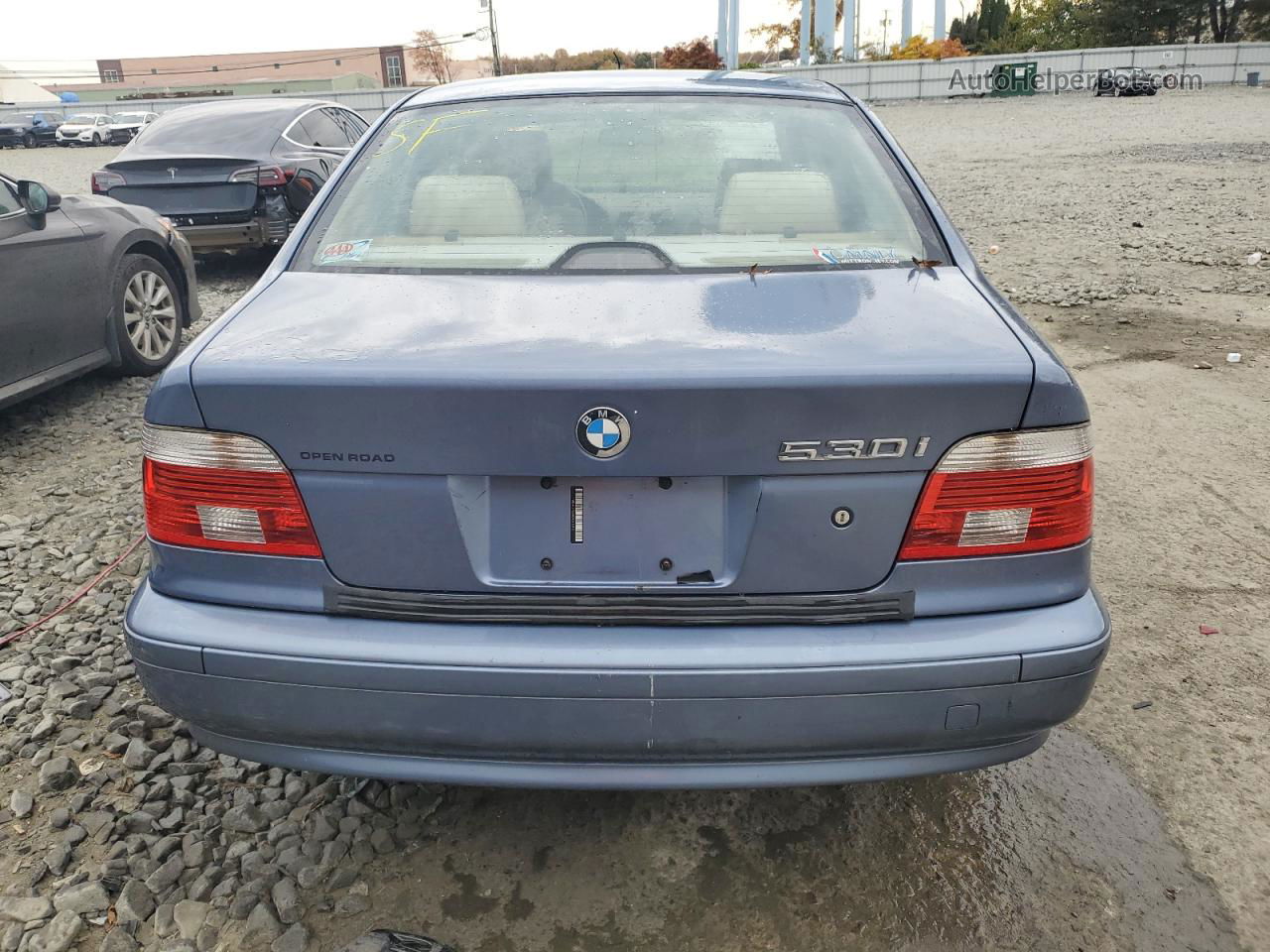 2003 Bmw 530 I Automatic Blue vin: WBADT63463CK33715