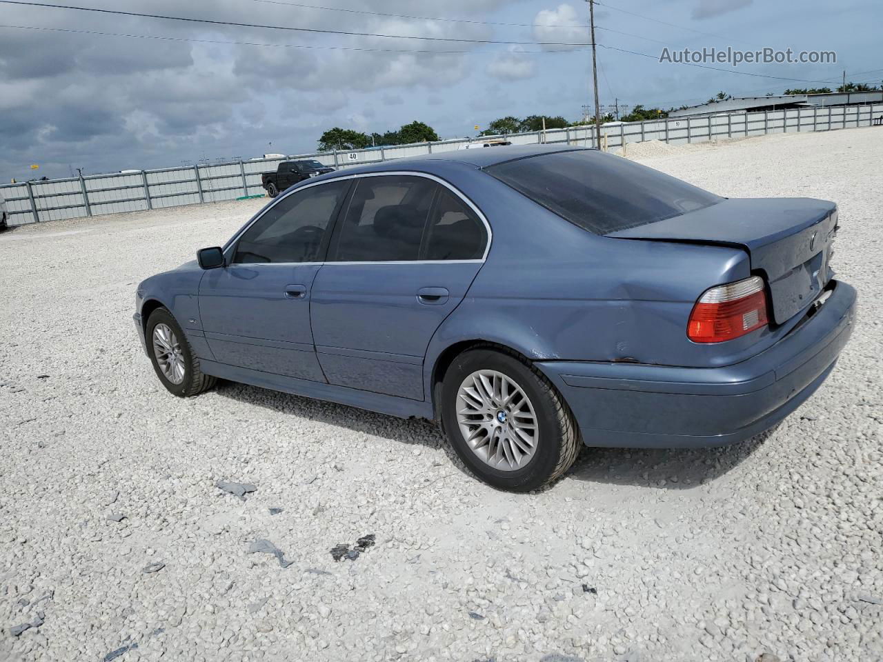 2003 Bmw 530 I Automatic Blue vin: WBADT63463CK36209