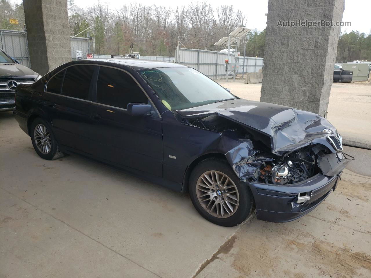 2003 Bmw 530 I Automatic Gray vin: WBADT63473CK30581