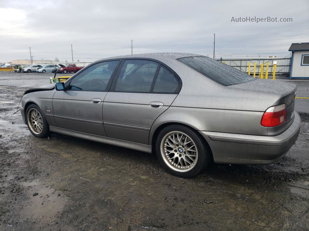 2003 Bmw 530 I Automatic Серый vin: WBADT63473CK32704