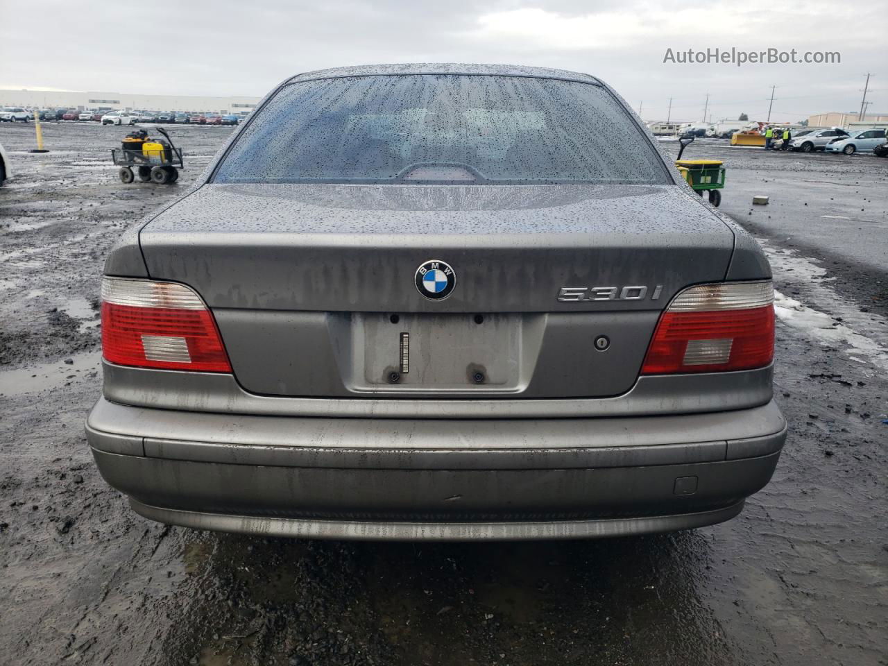 2003 Bmw 530 I Automatic Gray vin: WBADT63473CK32704