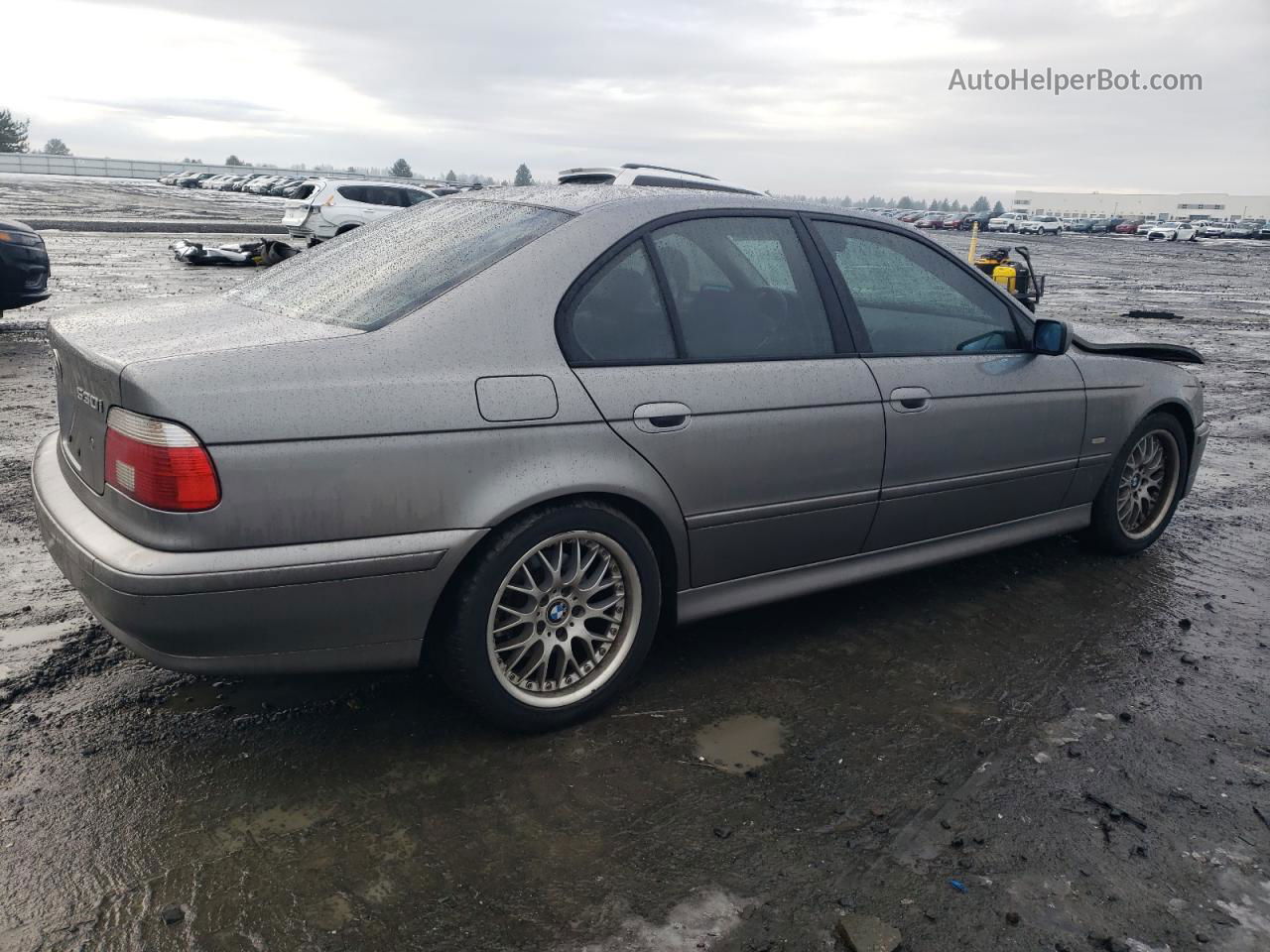 2003 Bmw 530 I Automatic Gray vin: WBADT63473CK32704