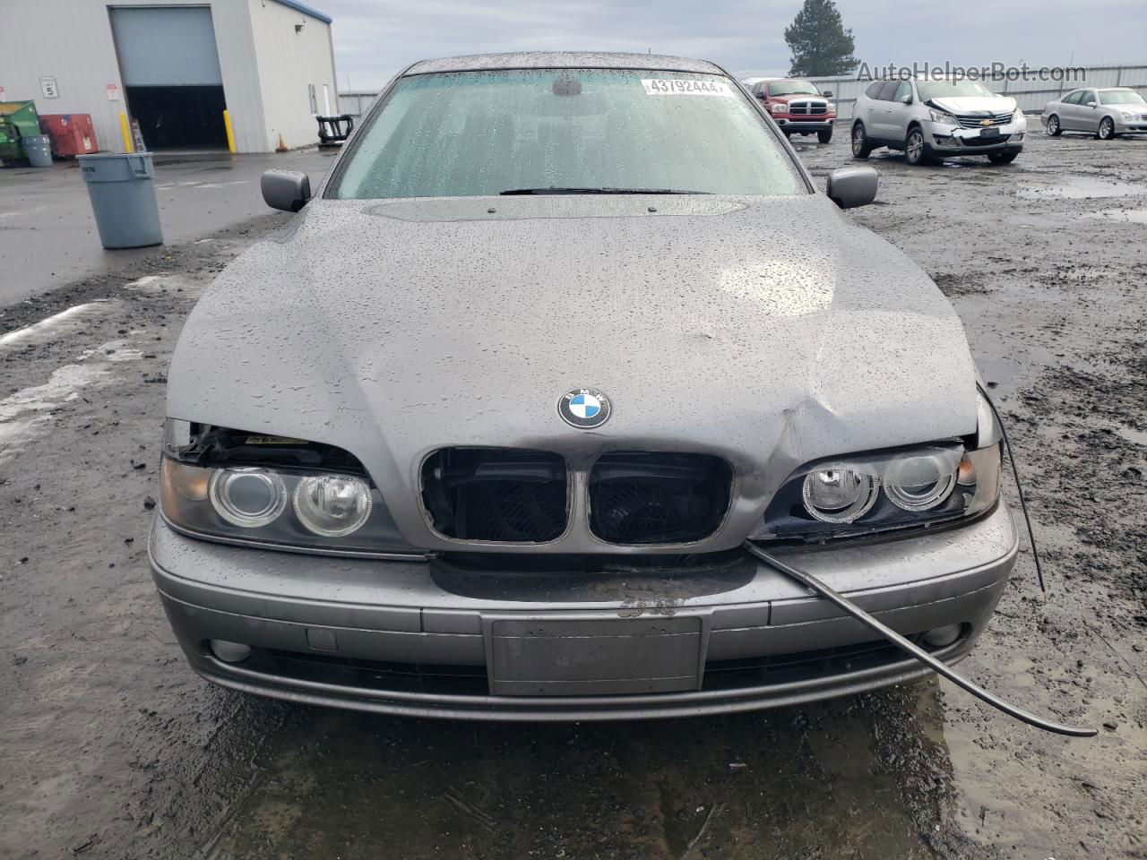 2003 Bmw 530 I Automatic Gray vin: WBADT63473CK32704