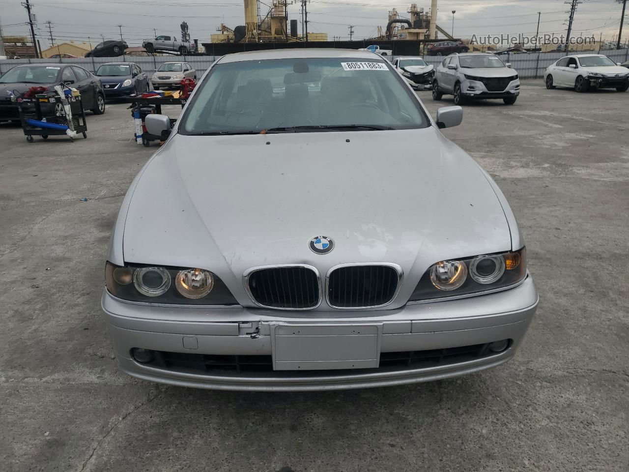 2003 Bmw 530 I Automatic Silver vin: WBADT63473CK43332