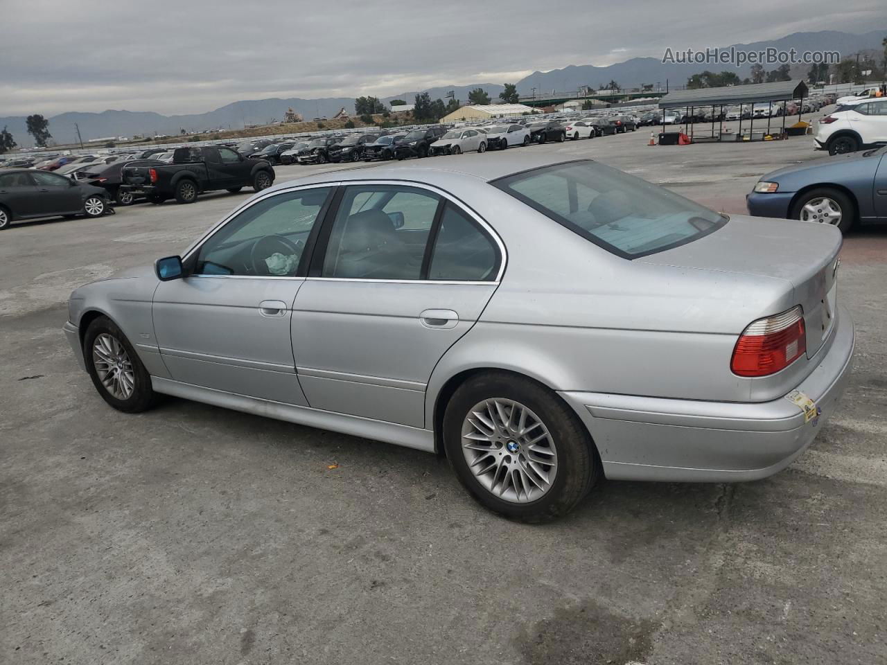 2003 Bmw 530 I Automatic Silver vin: WBADT63473CK43332