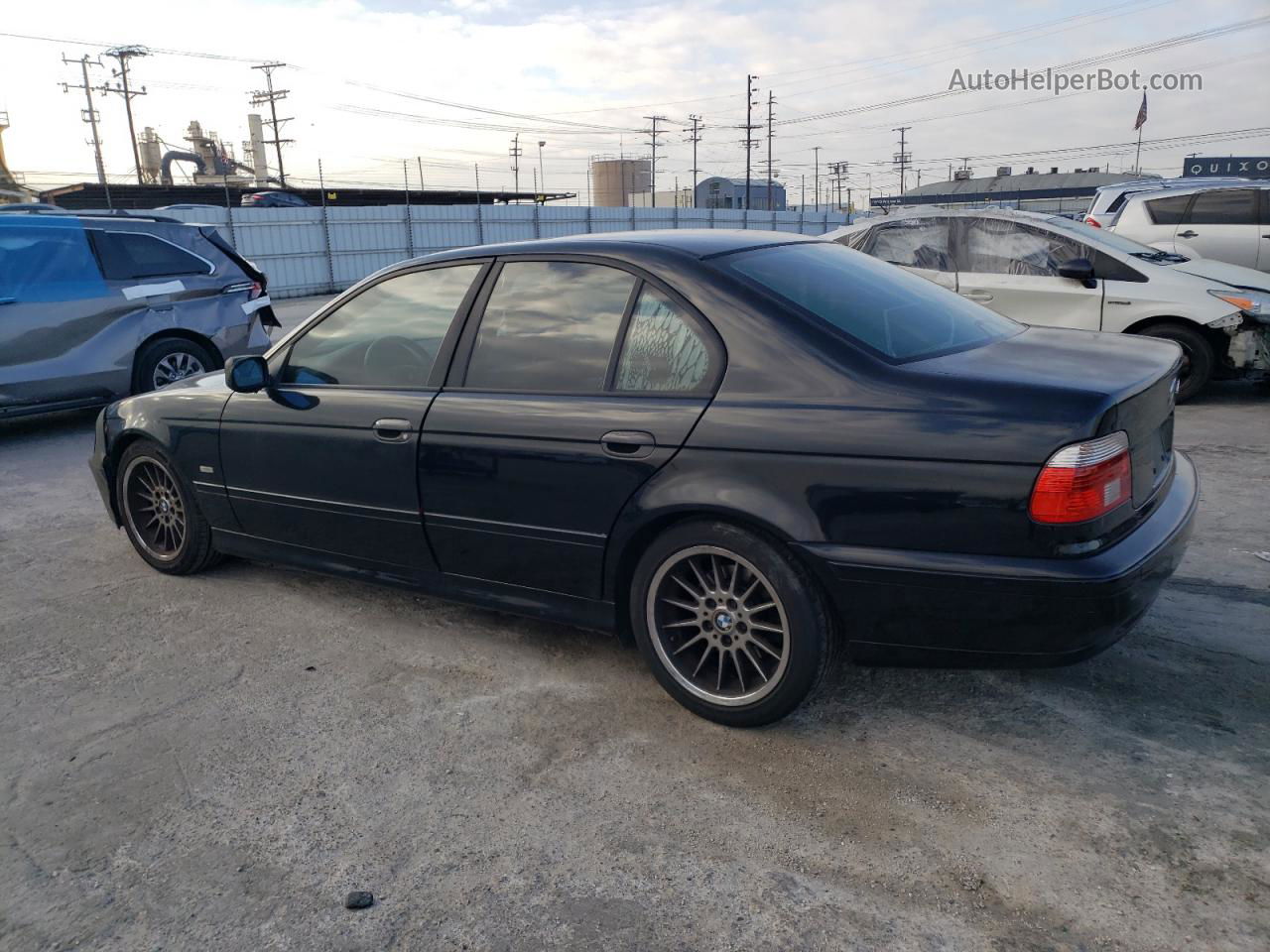 2003 Bmw 530 I Automatic Black vin: WBADT63483CK32744