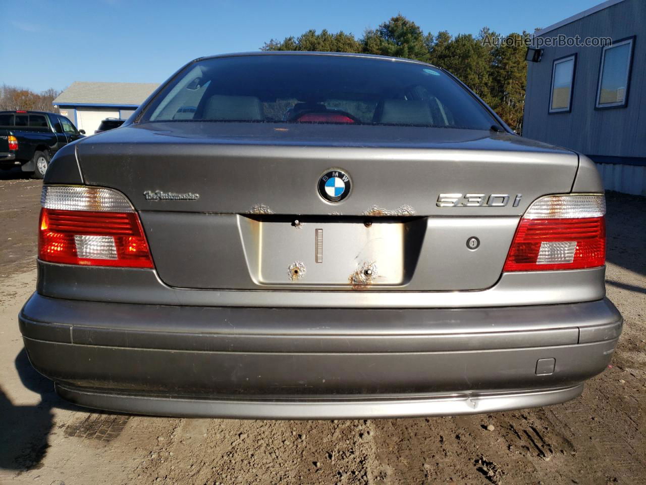 2003 Bmw 530 I Automatic Gray vin: WBADT63483CK44277