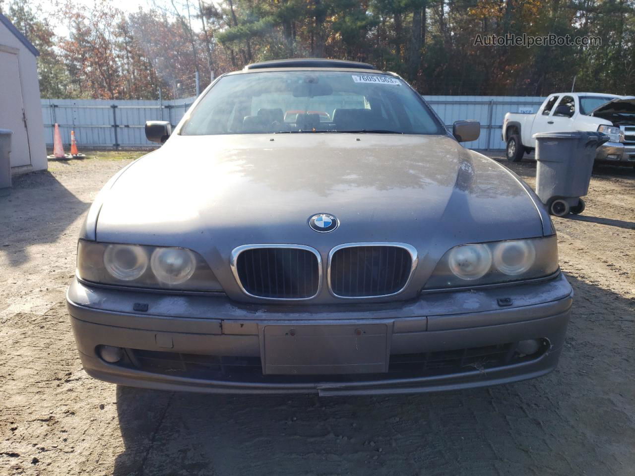 2003 Bmw 530 I Automatic Gray vin: WBADT63483CK44277