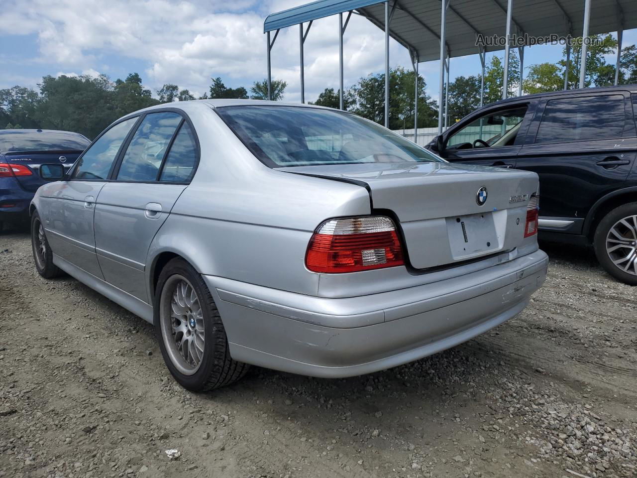 2003 Bmw 530 I Automatic Silver vin: WBADT63493CK43655