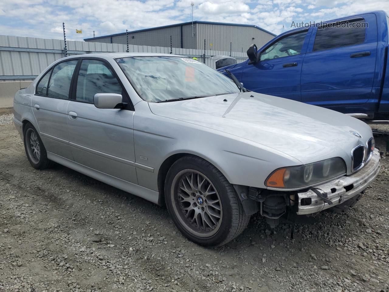 2003 Bmw 530 I Automatic Silver vin: WBADT63493CK43655