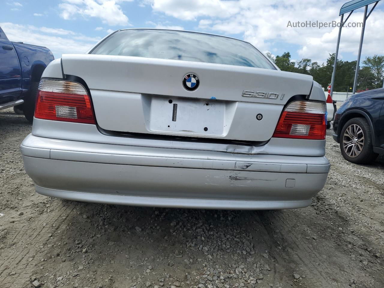 2003 Bmw 530 I Automatic Silver vin: WBADT63493CK43655