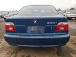 2003 Bmw 530 I Automatic Blue vin: WBADT634X3CK33202