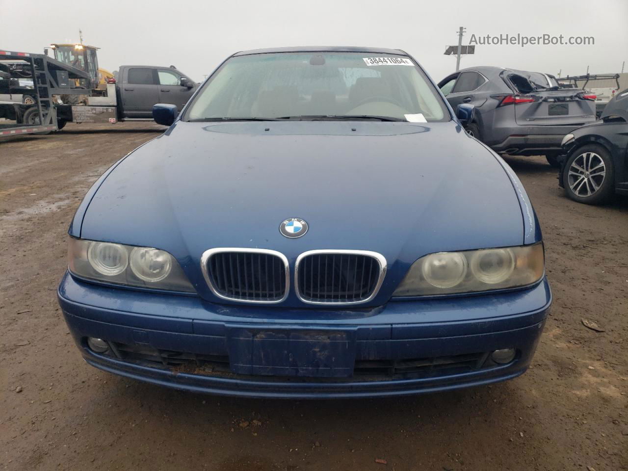 2003 Bmw 530 I Automatic Blue vin: WBADT634X3CK33202