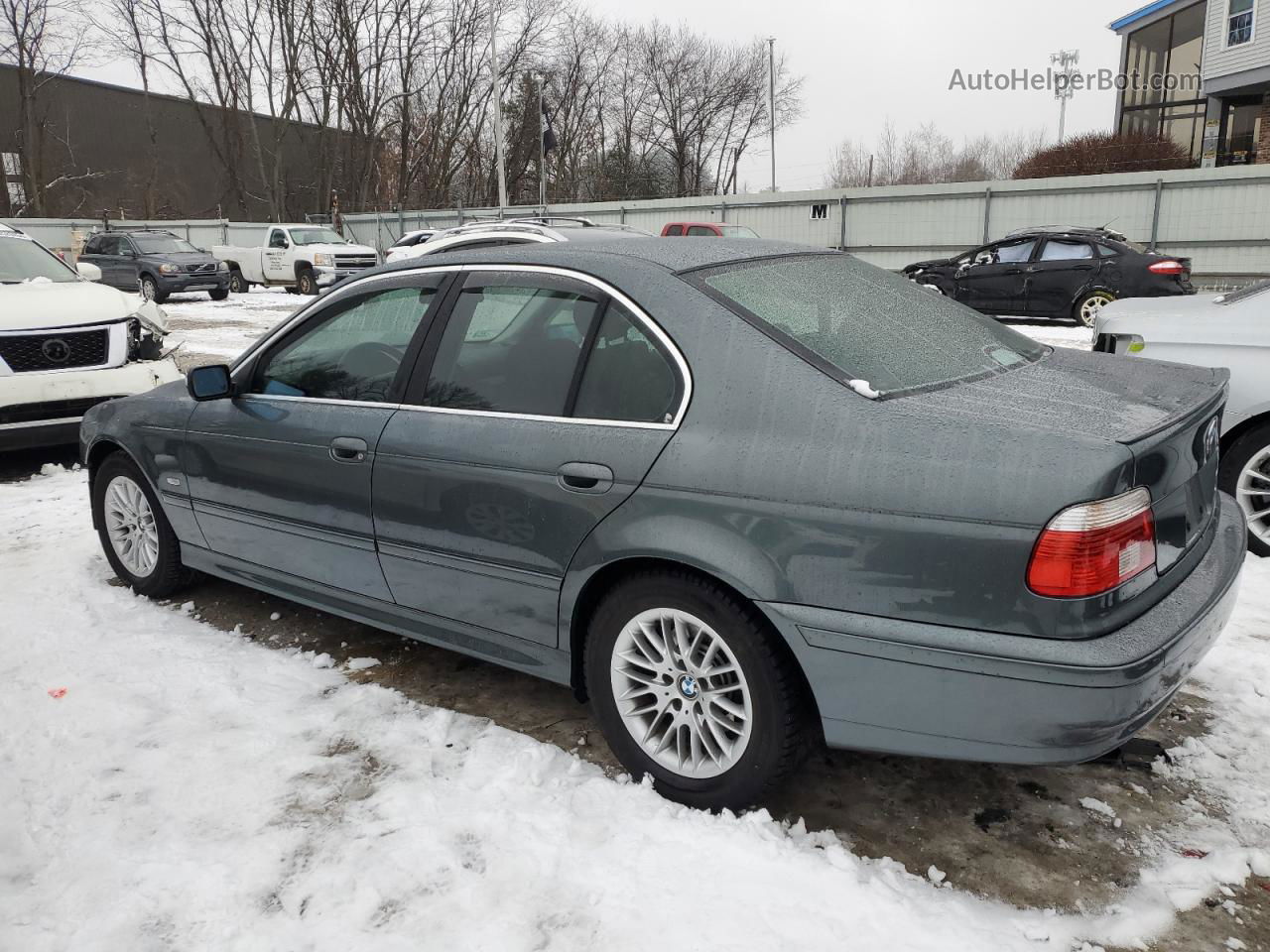 2003 Bmw 530 I Automatic Gray vin: WBADT634X3CK42305