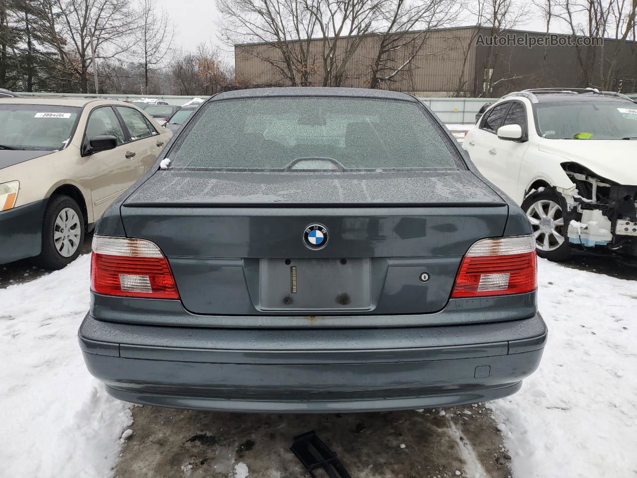 2003 Bmw 530 I Automatic Gray vin: WBADT634X3CK42305