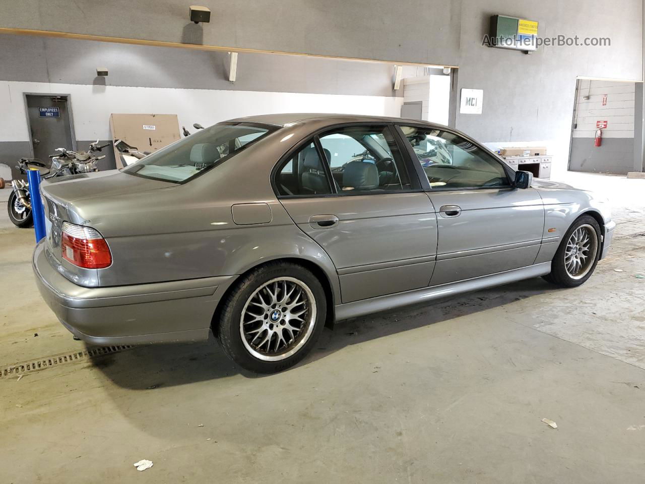 2003 Bmw 530 I Automatic Серый vin: WBADT634X3CK44622