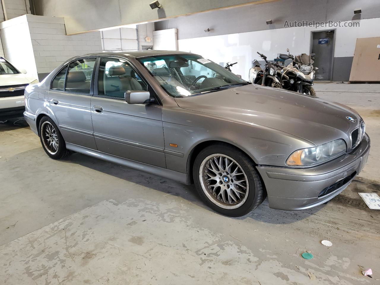 2003 Bmw 530 I Automatic Серый vin: WBADT634X3CK44622