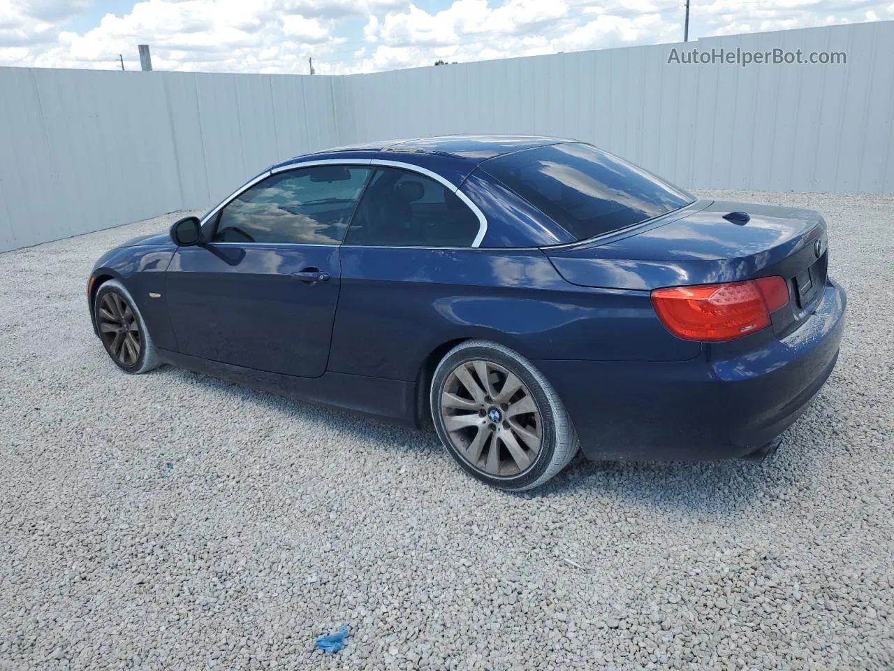 2012 Bmw 328 I Blue vin: WBADW3C51CE822240