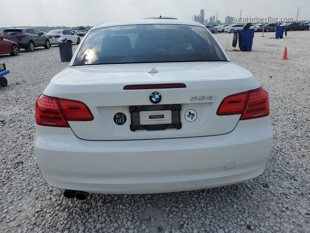 2013 Bmw 328 I White vin: WBADW3C51DJ526675