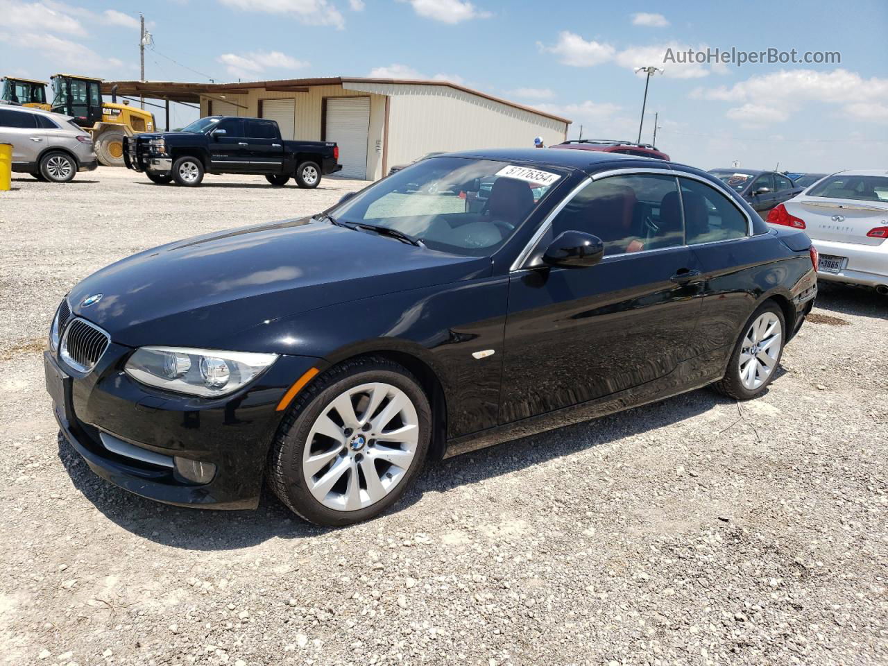 2012 Bmw 328 I Black vin: WBADW3C53CE822711