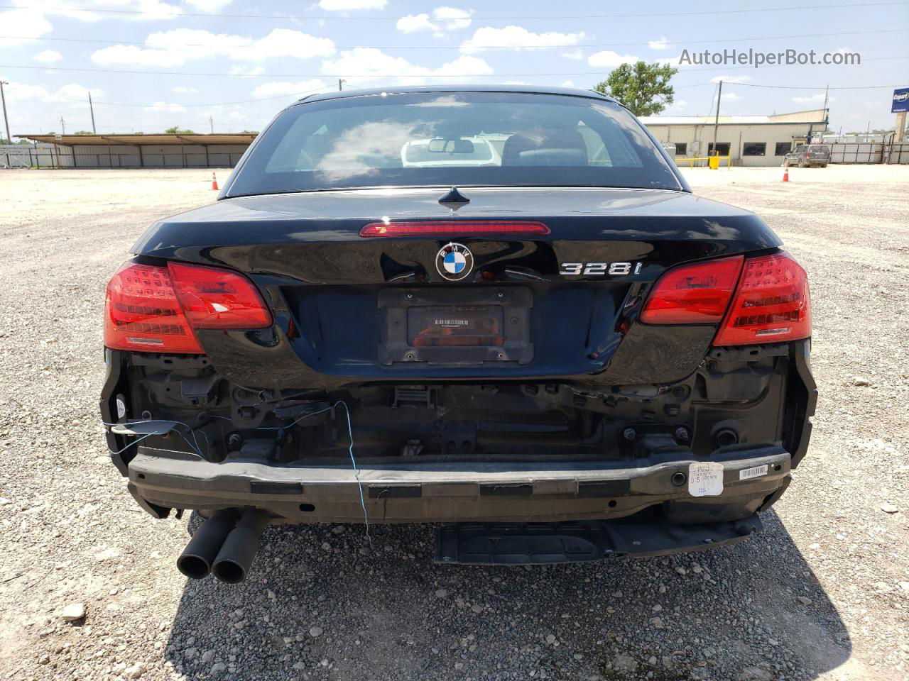 2012 Bmw 328 I Black vin: WBADW3C53CE822711